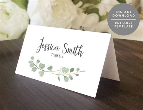 place card borders